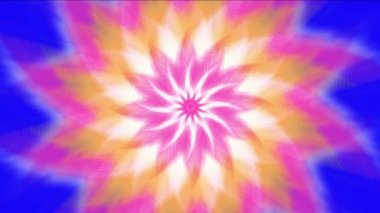 4 k Özet anlamak dişli çiçek desen arka plan, ışık alan, yel değirmeni enerji.