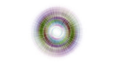 4 k soyut döndürme türbin tünel ışınları lazer çizgileri halo öğrenci uzayda.