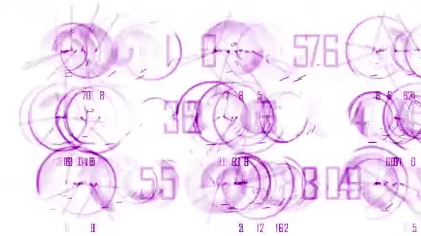 4k Circle figures time zone clock&busy wheel,trade finance channel,number space — Stock Footage 4k Circle figures time zone clock&busy wheel,trade finance channel,number space Royalty Free Stock Video