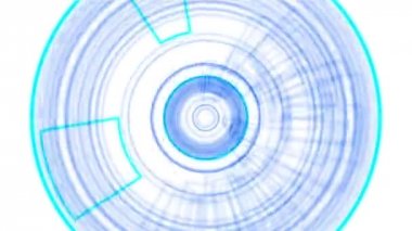 4 k döndürme teknik Gps arka plan, yazılım paneli ve Radar tarama.