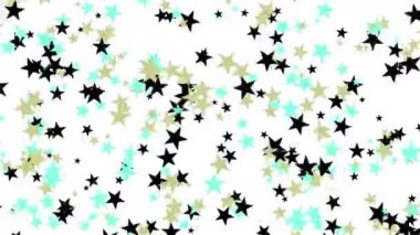 4 k yıldız parçacık arka plan, Amerikan bayrağı beş köşeli yıldızı ABD Amerika Birleşik Devletleri.