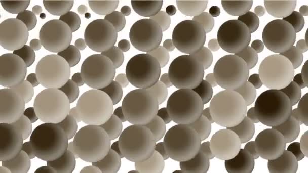 4k Table tennis balls egg droplets drops background,printing weaving backdrop. — Stock Video