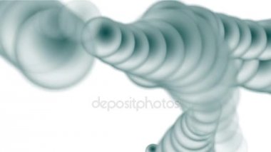 4 k soyut 3d Biyoloji metal topları, split bakteri sporları Mikrobiyoloji solucan.