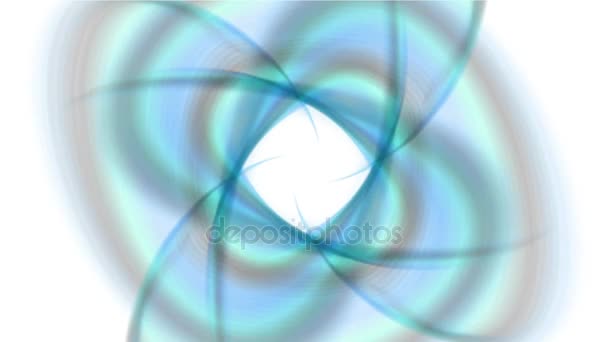 4k Abstract whirl star flower pattern background,light space,tunnels energy. — Stock Video