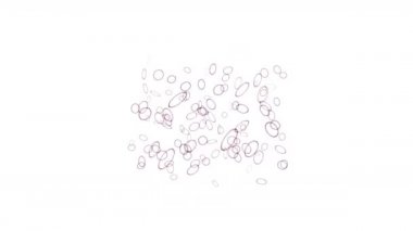 4 k soyut damla su sıvı oval arka plan, damlacık nokta nokta fasulye kabarcık.