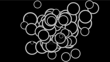 4 k daireler kabarcık kabarcıklar gaz küreler nokta, yumurta parçacık havai fişek arka plan