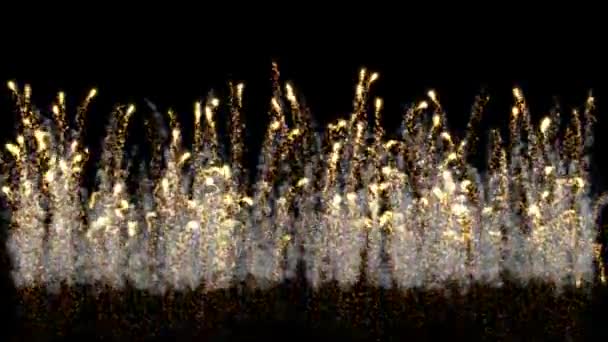 4k Fond abstrait de feu d'artifice de fumée, fond de particule explosion vacances 