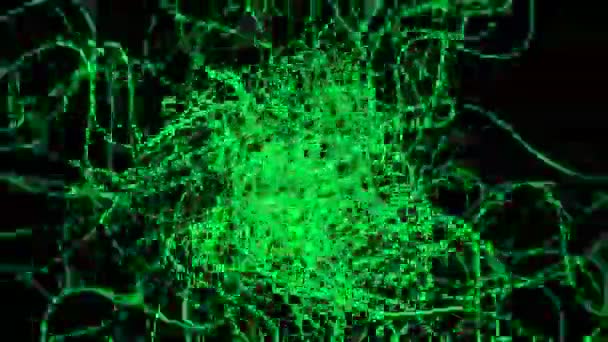 4k Abstratct lines wave background,wind wire mesh silk,microbes bacteria spores — Stock Footage 4k Abstratct lines wave background,wind wire mesh silk,microbes bacteria spores Video Clip