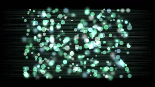 4k abstrait feux d'artifice lumière points fond, bulle particule, bactérie spore ligne 