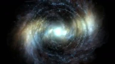 4 k soyut enerji girdap evren tünel havai fişek parçacık delik eddy seyahat.