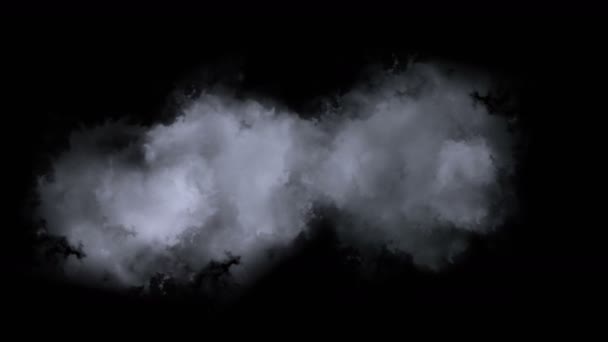 4 k Cloud bliksem gas achtergrond. — Stockvideo