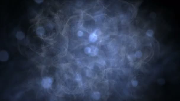 Туманные точки дымного газового облака . — стоковое видео