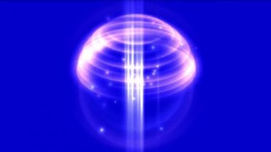 4k soyut ışık sinyali topu, halka enerji ışınları, teknik bilim alanı arka plan