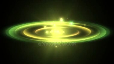 4 k soyut daire enerji ışın lazer, girdap tünel dalgalanma parçacık delik havai fişek