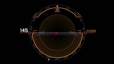 4 k Radar Gps sinyali teknoloji perde göstermek, bilim bilim-kurgu veri bilgisayar gezinti