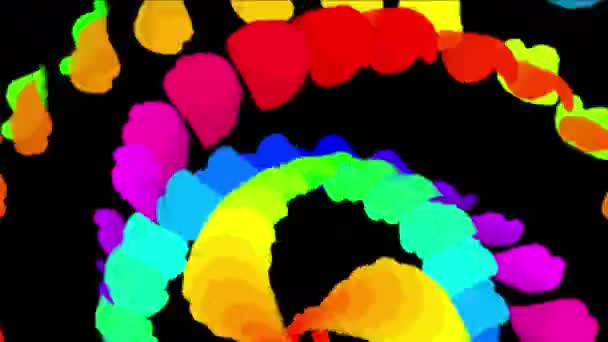 4k Spin wheels,spiral windmill,wind fan,energy firework particle fire art petal — Stock Footage 4k Spin wheels,spiral windmill,wind fan,energy firework particle fire art petal Stock Footage