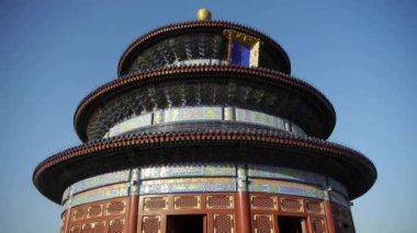 Çin-Ekim 08, Beijing.China'nın Kraliyet antik mimari cennette 2017:Temple. Taş parmaklıklar.