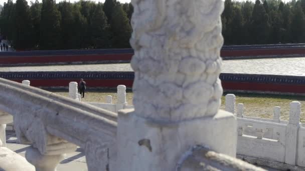 Peking-Altar, Chinas königliche Architektur der Antike. — Stockvideo