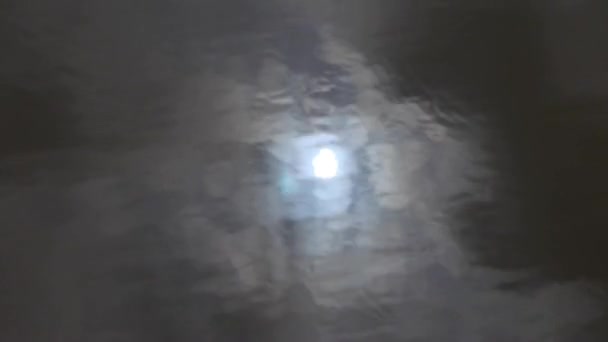 reflet solaire dans l'eau .