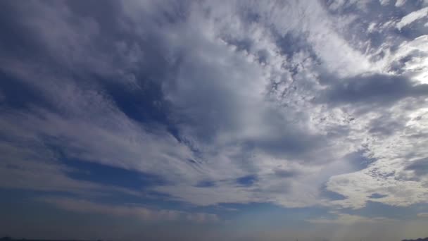 Tijd lapse wolken, natuur. — Stockvideo