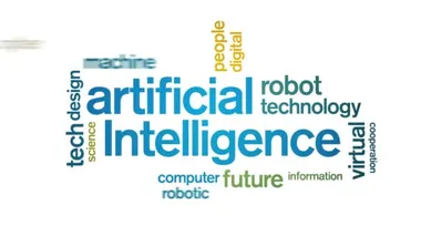 4k Yapay Zeka Canlandırılmış Etiket AI Kelime Bulutu, Metin Tasarım Canlandırması.