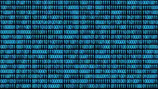 4k The Matrix style binary code.Seamless loop.abstract future tech background. — Stock Video