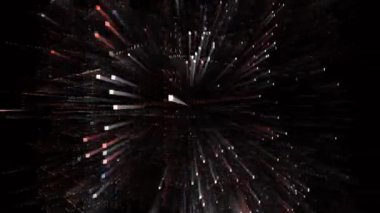 4k harfli alfabe kelime etiketi bulutu, bilgisayar kodu parçacığı. Matrix ikili metin tasarımı animasyonu, sıfırdan bir basamağa, soyut teknoloji arkaplanı.