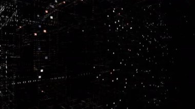 4k Ios kelime Apple mobil işletim sistemi ios, Matrix ikili bilgisayar kodu metni.
