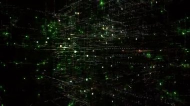 4k Beyin Yapay Zeka devresi, Matrix ikili bilgisayar kodu metni.