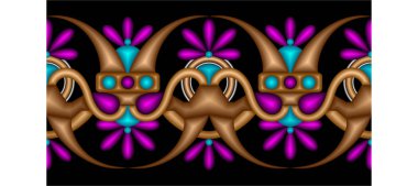 Klasik tarzda dekoratif desen