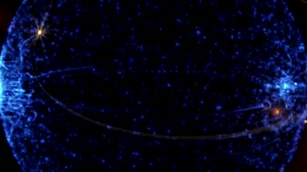 Globe numérique abstrait, technologie futuriste 