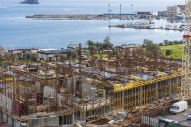 çok katlı bina inşaatı