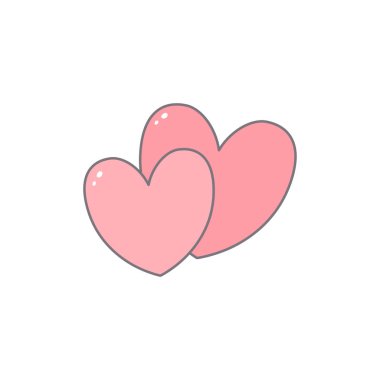 Sevgililer günü şablonu. Vektör çizim.