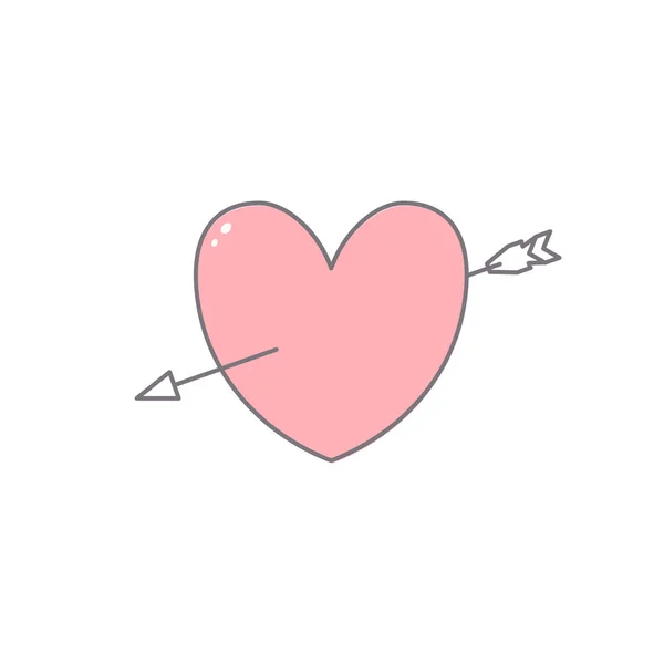 Valentines dag skabelon. Illustration af vektor . – Stock-vektor