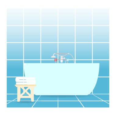Banyo iç. Vektör.