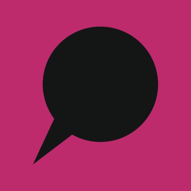 Retro converse konuşma balonu vektör simgesinin