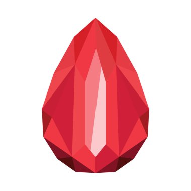 Çizgi film gerçekçi taşlar mücevherler diamond parlak vektör