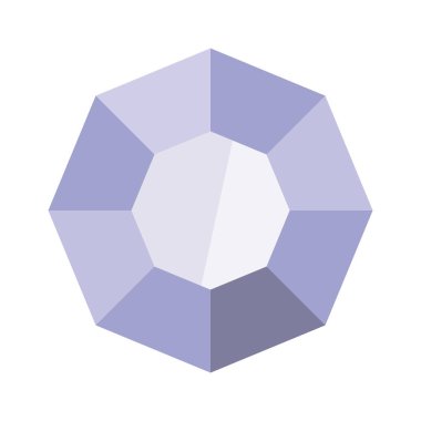 Çizgi film gerçekçi taşlar mücevherler diamond parlak vektör