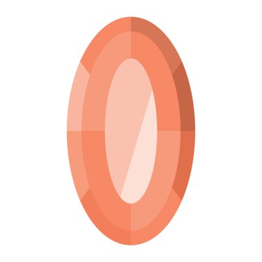 Çizgi film gerçekçi taşlar mücevherler diamond parlak vektör