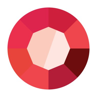 Çizgi film gerçekçi taşlar mücevherler diamond parlak vektör