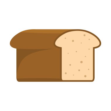 Ekmek renkli fırın ürün simgesi
