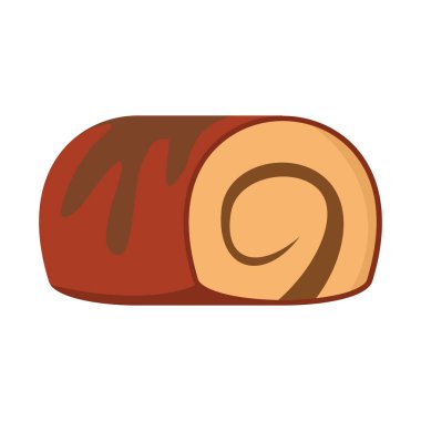 Rulo renkli fırın ürün simgesi