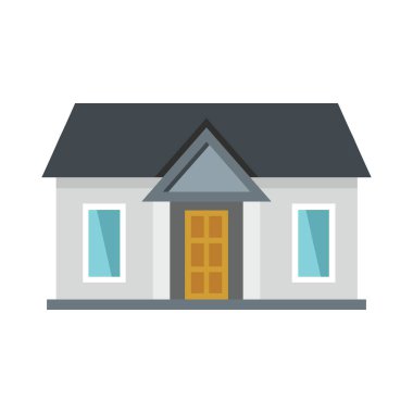 Renkli daire konut ev. Vektör çizim