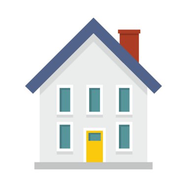 Renkli daire konut ev. Vektör çizim