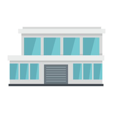 Renkli daire konut ev. Vektör çizim