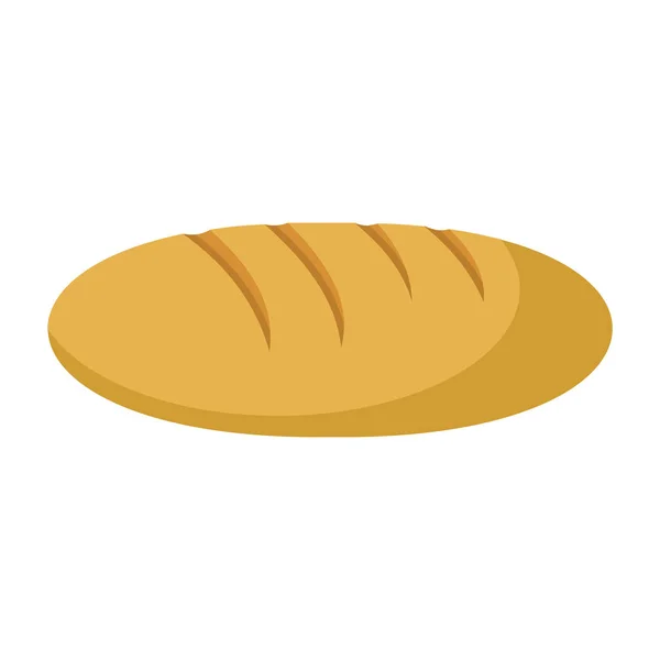 Pan colorido icono de producto de panadería — Vector de stock