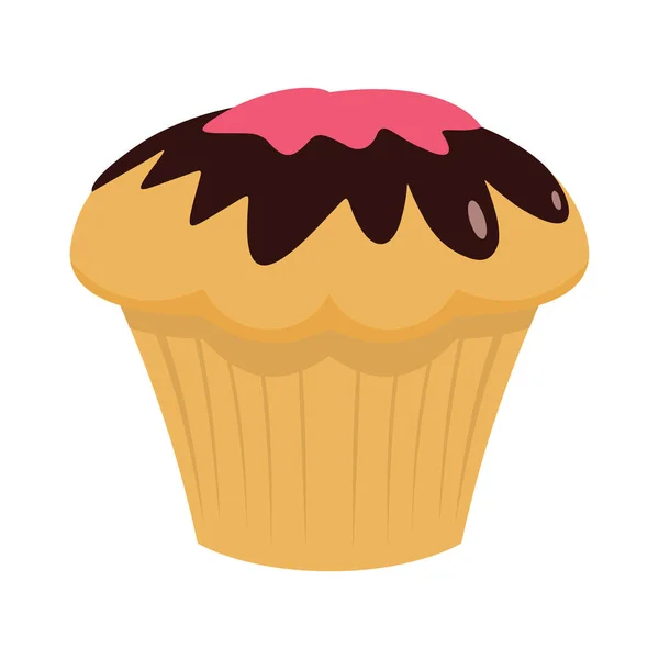 Kuchen bunte Bäckerei Produkt-Symbol — Stockvektor