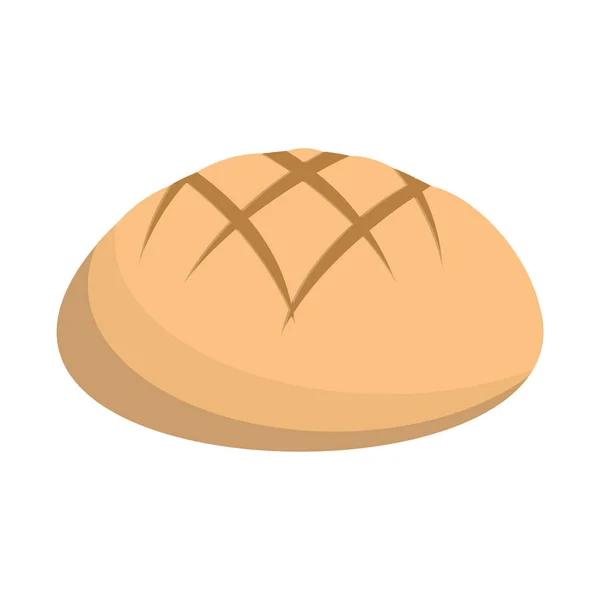 Pan de jengibre colorido icono del producto de panadería — Vector de stock