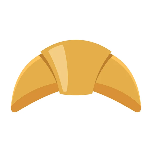 Croissant colorido icono del producto de panadería — Vector de stock