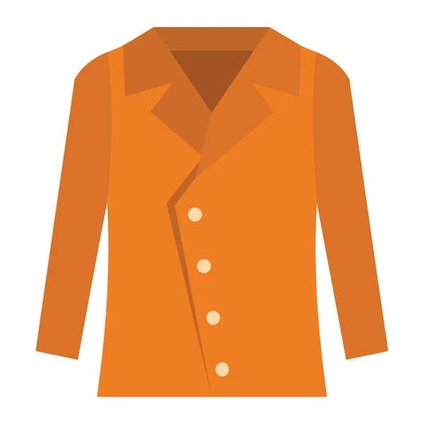 Kabát divat ruházat a modern ember — Stock Vector